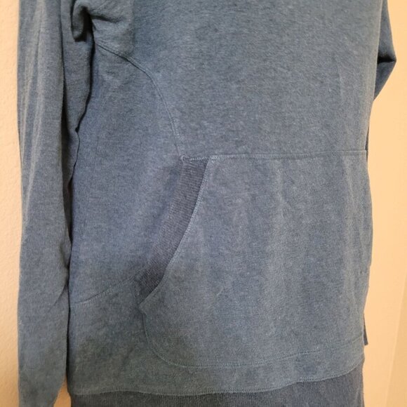L.L. Bean Shirt Size L Women’s Teal Pullover‎ Stretch Cowl Neck Sweatshirt - Picture 3 of 5